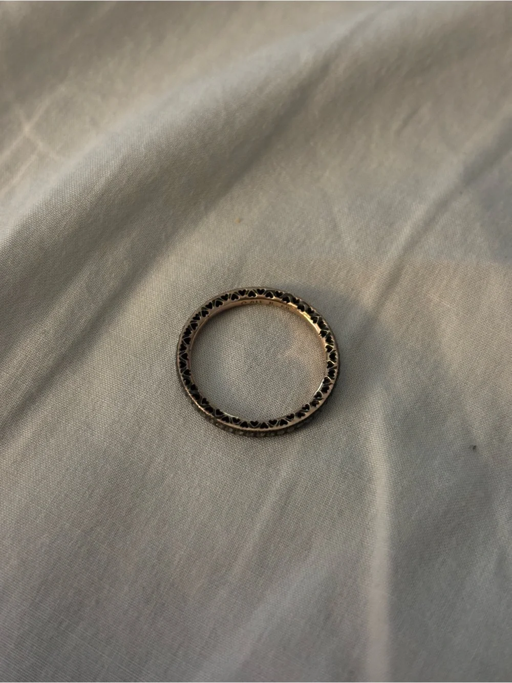 Pandora Crystal Pave Stackable Rings in Rose Gold - Ale R - Description!